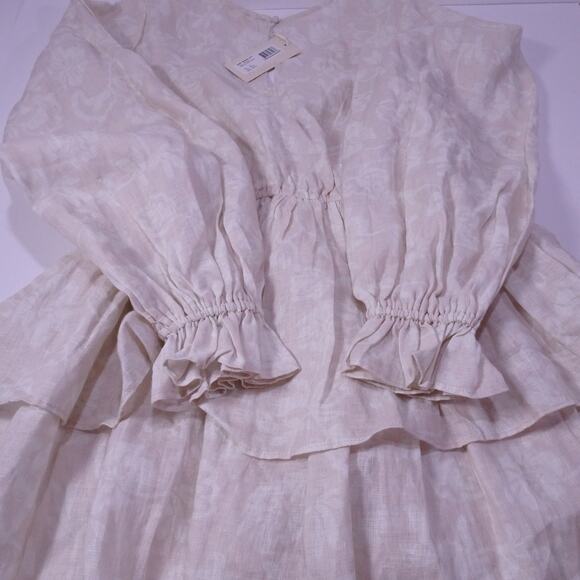 NWT 425 Ramy Brook Women's Printed Jolie Mini Dress Cream XXS NWT 425 - Picture 8 of 8